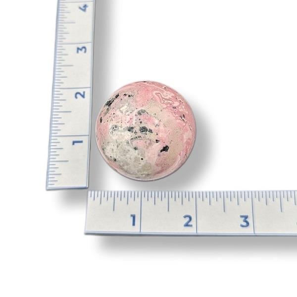 Rhodonite Sphere 143g Approximate