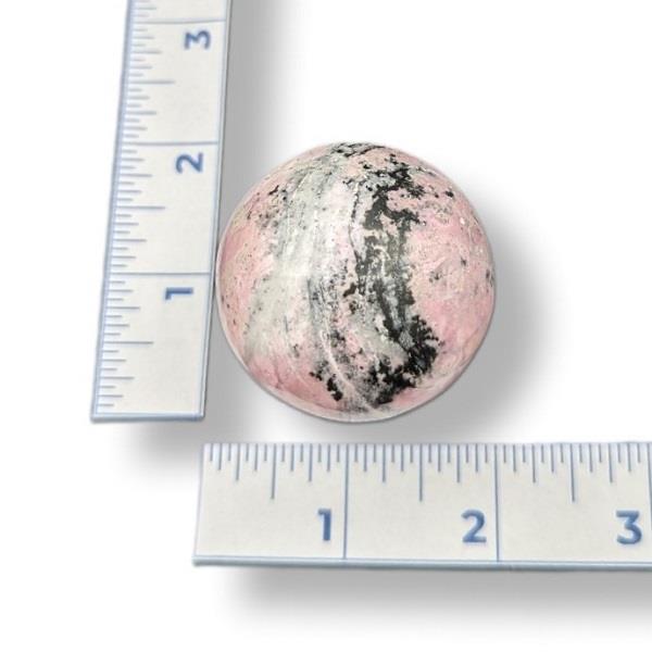 Rhodonite Sphere 142g Approximate