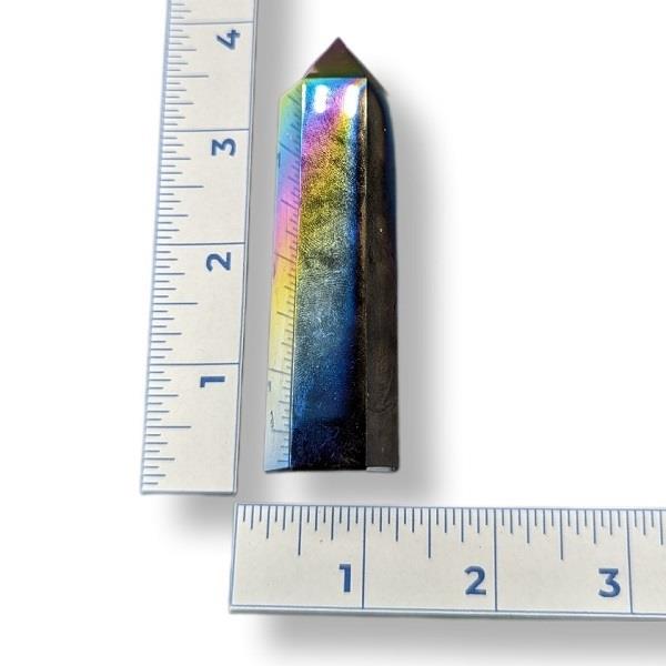 Titanium Aura Quartz Point 78g Approximate