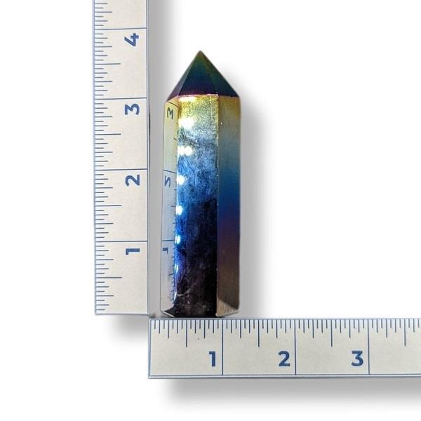 Titanium Aura Quartz Point 83g Approximate