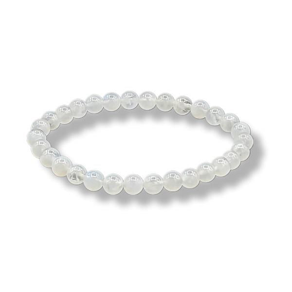 6mm Bracelet Rainbow Moonstone