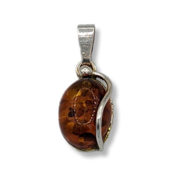 Pendant Amber Sterling Silver