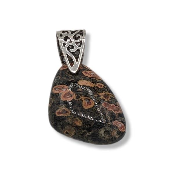 Pendant Leopard Skin Jasper