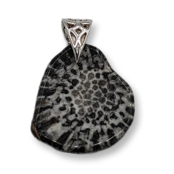 Pendant Fossilized Black Coral
