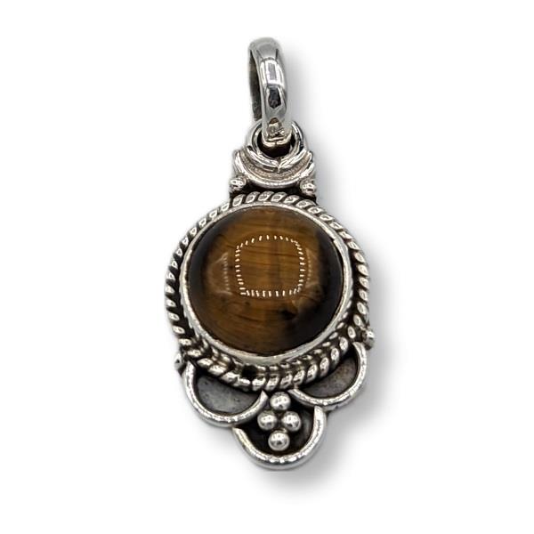 Pendant Tiger's Eye Sterling Silver