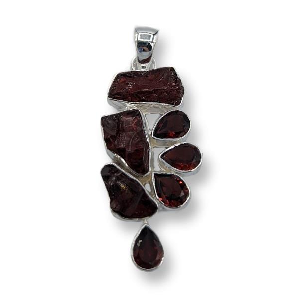 Pendant Garnet Sterling Silver