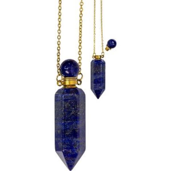 1.75" Perfume Necklace Lapis Lazuli