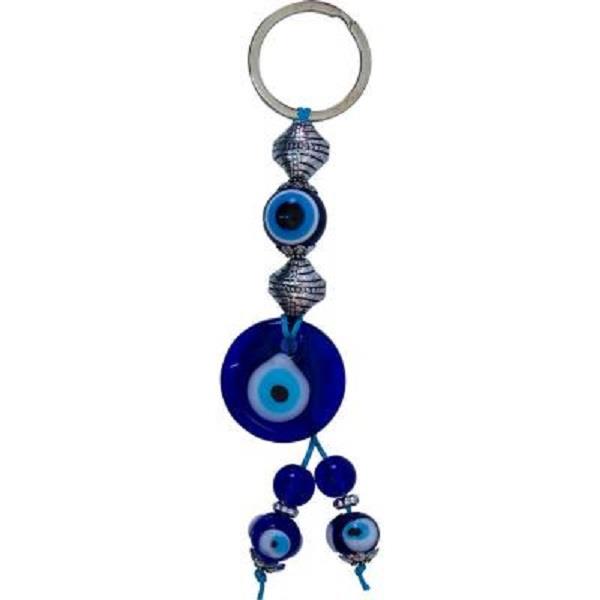Evil Eye Keychain Tassel