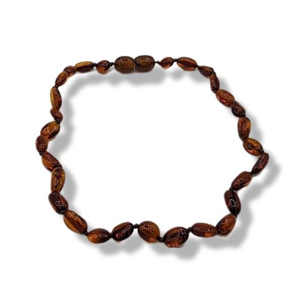 Teething Necklace Amber Oval