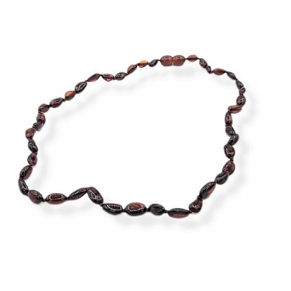 Teething Necklace Amber Dark