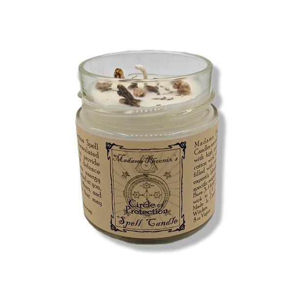 Soya Wax Candle Circle Of Protection