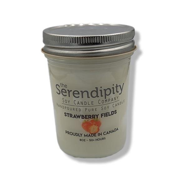 Soya Wax Candle Strawberry Fields