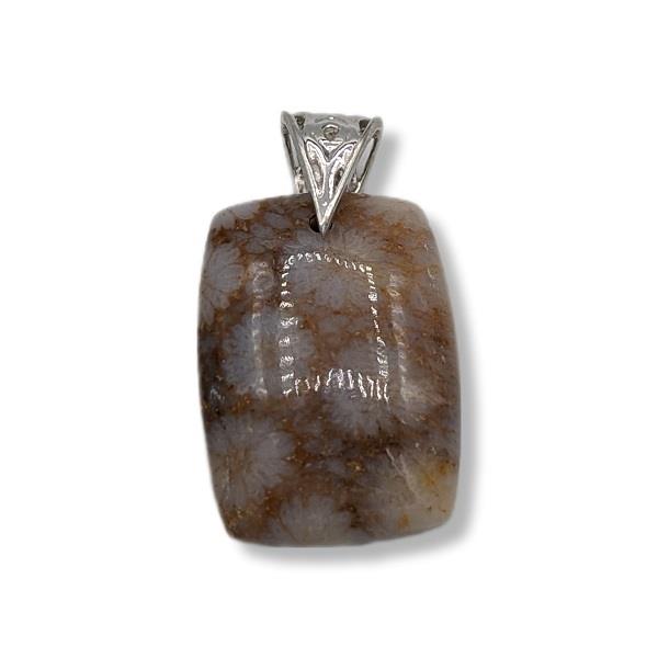 Pendant Fossil Coral Stone