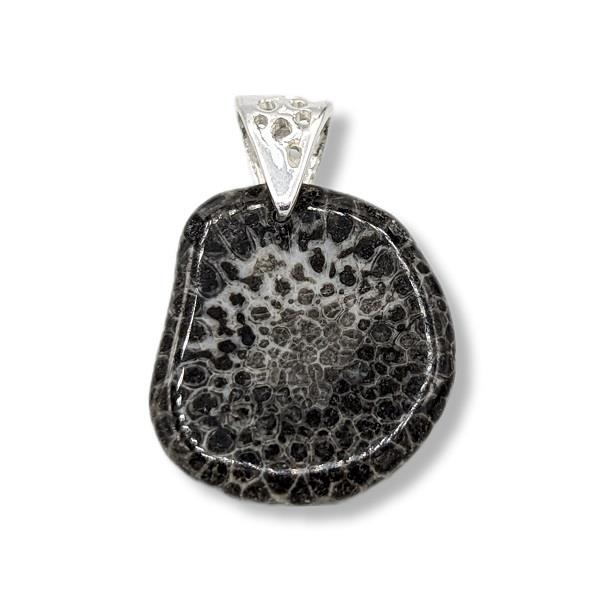 Pendant Fossilized Black Coral