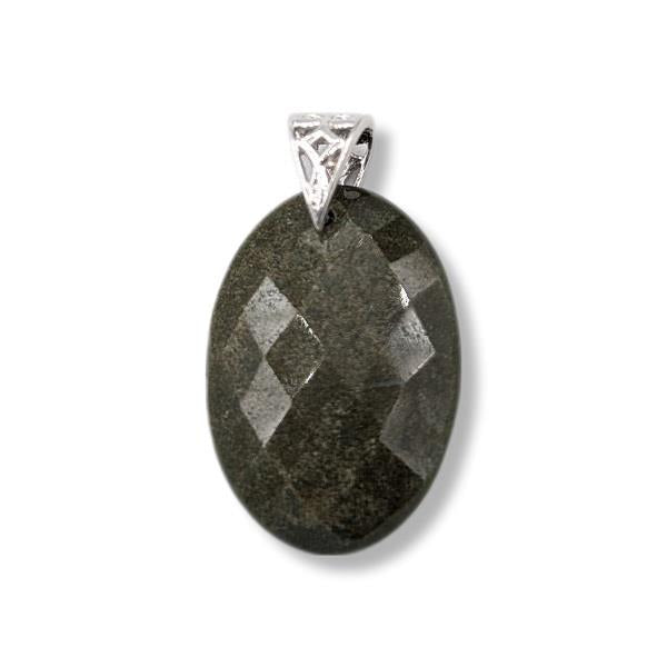 Pendant Goldsheen Obsidian Faceted