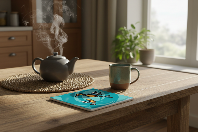Wall Plaque / Trivet Hummingbird