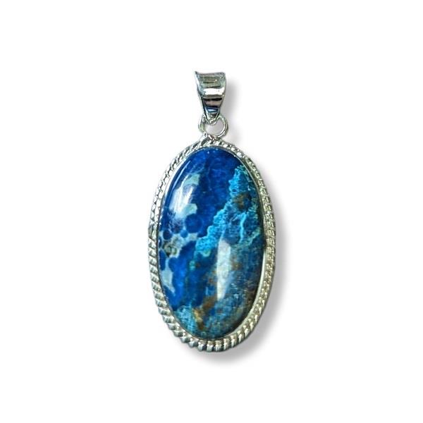 Pendant Azurite Sterling Silver