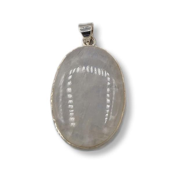 Pendant Rainbow Moonstone Sterling Silver