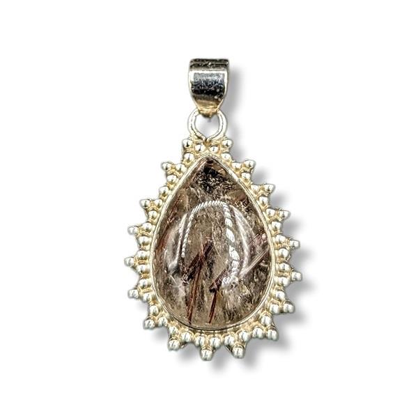 Pendant Rutilated Quartz Sterling Silver