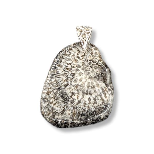 Pendant Fossil Coral Stone