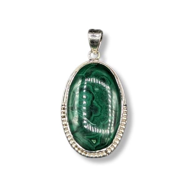 Pendant Malachite Sterling Silver