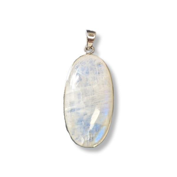 Pendant Rainbow Moonstone Sterling Silver