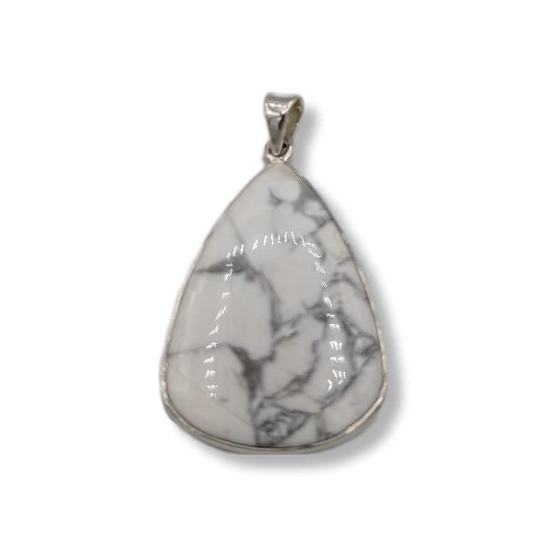 Pendant Howlite Sterling Silver