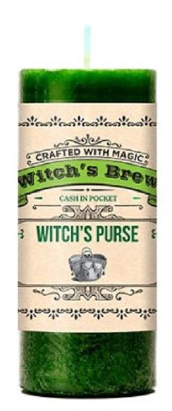 Witches Brew Candle Witches Purse