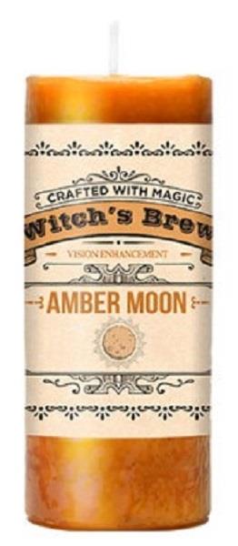 Witches Brew Candle Amber Moon