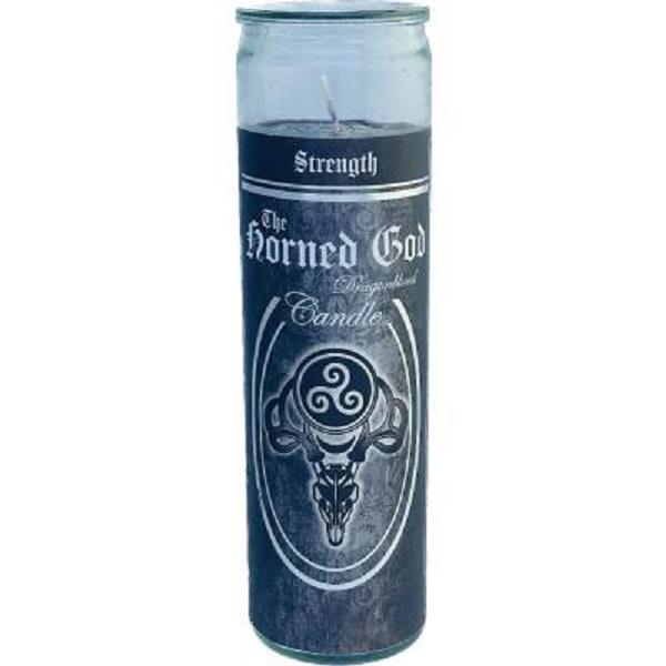 Glass Ritual Candle Horned God