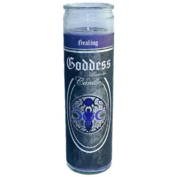 Glass Ritual Candle Goddess