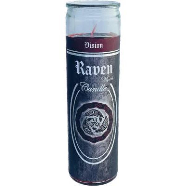 Glass Ritual Candle Raven