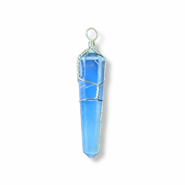 Pendant Opalite Point Wire Wrapped