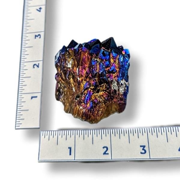 Titanium Blue Amethyst Cluster 160g Approximate