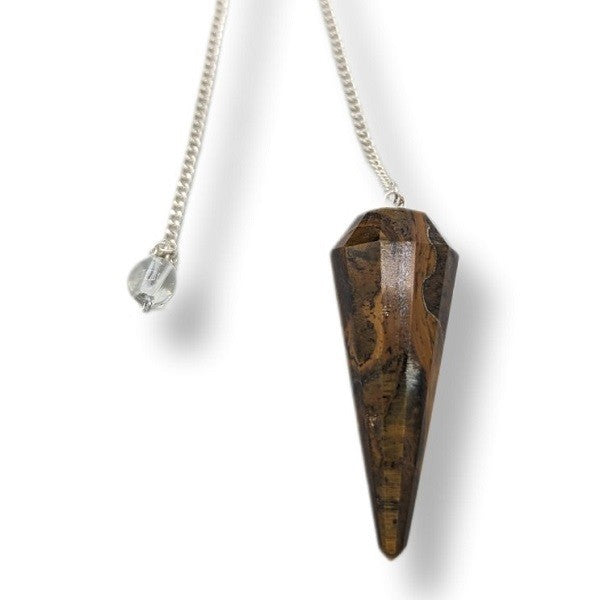Pendulum Tiger's Eye Faceted