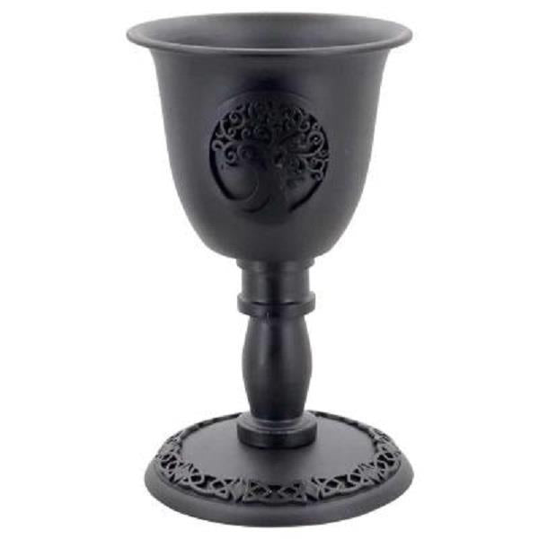 Mini Candle Holder Metal Chalice Tree of Life
