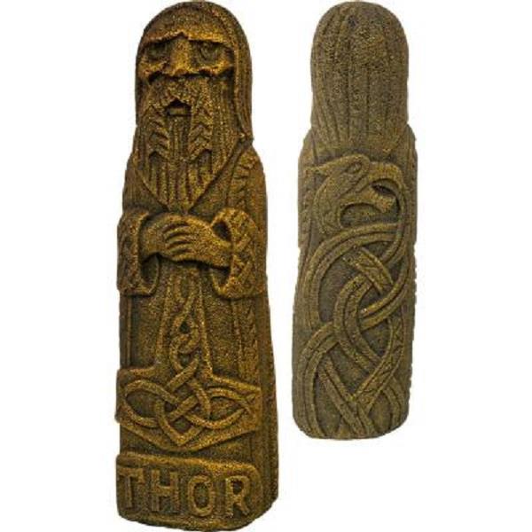 Statue Thor Volcanic Stone