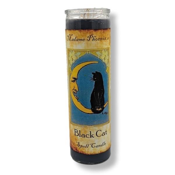 7 Day Candle Soy Wax Black Cat
