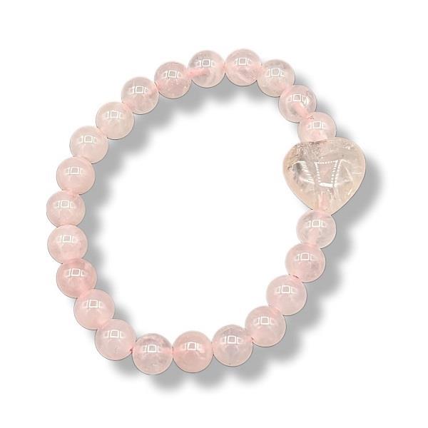 6mm Bracelet Rose Quartz Child