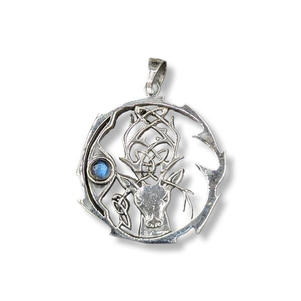 Pendant Labradorite Cernunnos