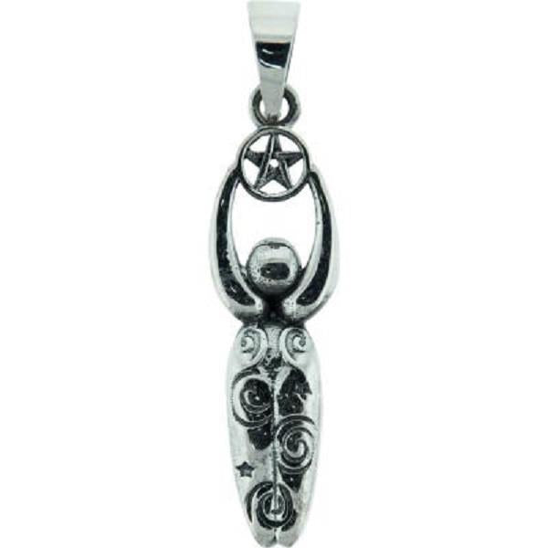 Pendant Earth Goddess Sterling Silver