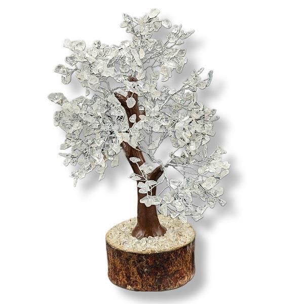 Quatrz Crystal 10.5" Gemstone Tree