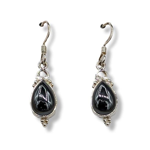 Earrings Hematite Sterling Silver