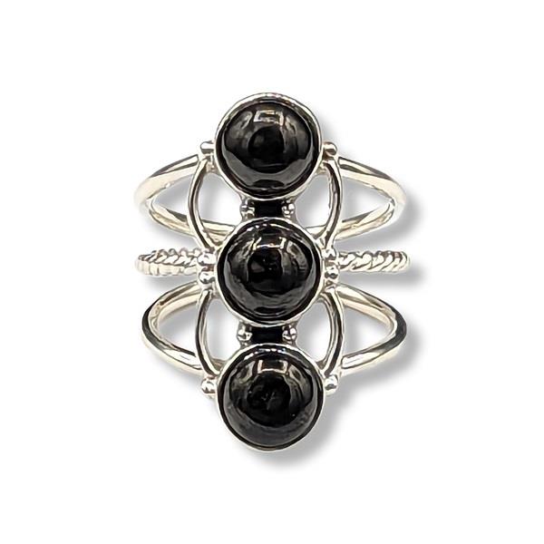 Ring Shungite Sterling Silver Size 7