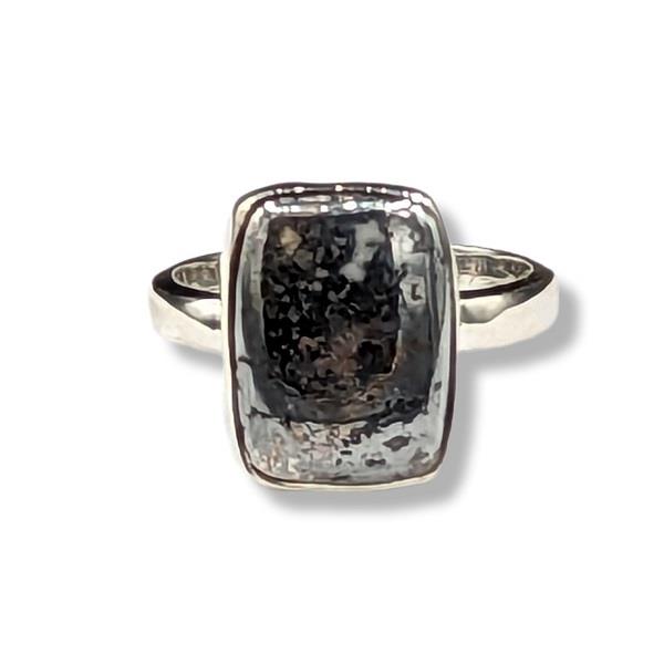 Ring Silver Ore Sterling Silver Size 6