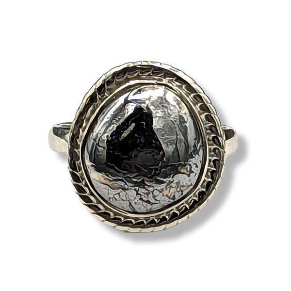 Ring Silver Ore Sterling Silver Size 8