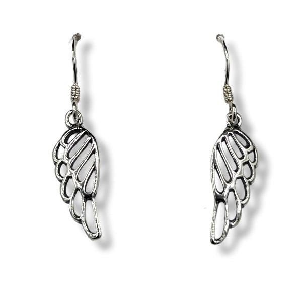 Earrings Wings Sterling Silver