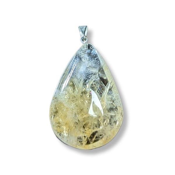 Pendant Citrine Teardrop