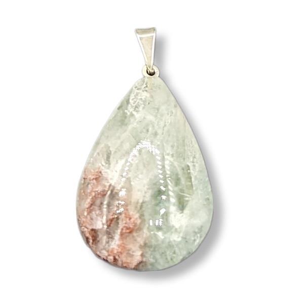 Pendant Prasiolite Teardrop