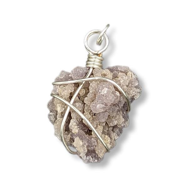 Pendant Grape Agate Wire Wrapped